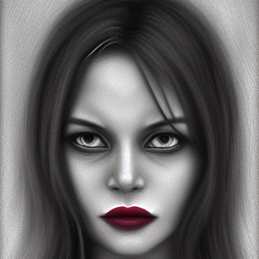Vampire kobold  ultra-realistic portrait cinematic lighting 80mm lens, 8k, photography bokeh oil painting on canvas black and white pencil illustration high quality
