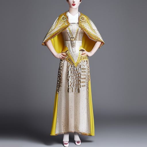 emperor's retinue female art deco clothing