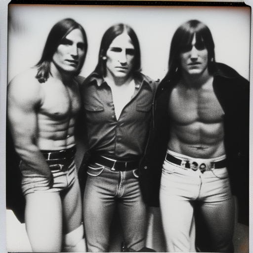 old polaroids with Joe Dallesandro and others taken on the set of Lonesome Cowboy, 1 9 6 8