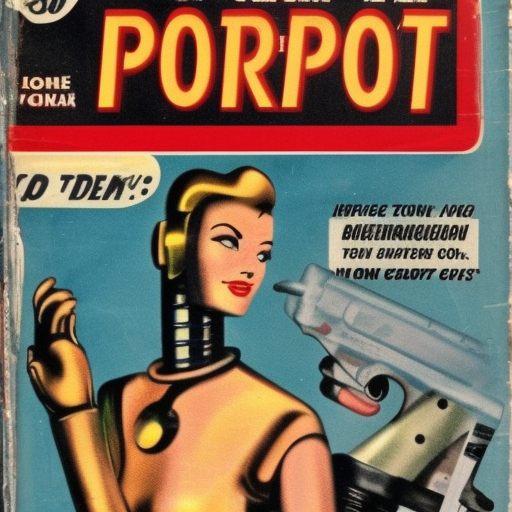 robot, pulp, 1950s, noir, .38 special