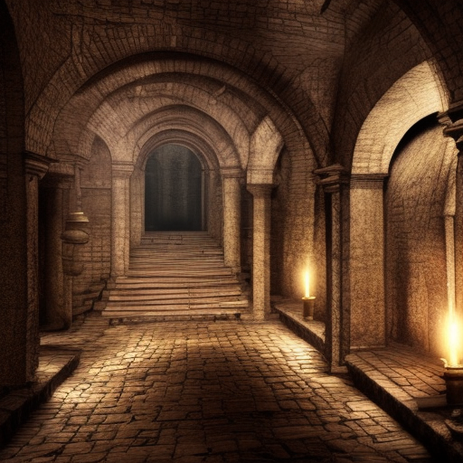 underground ancient medieval city in dark fantasy style, fantastical epic, hyperrealistic, highly detailed, 4 k hd