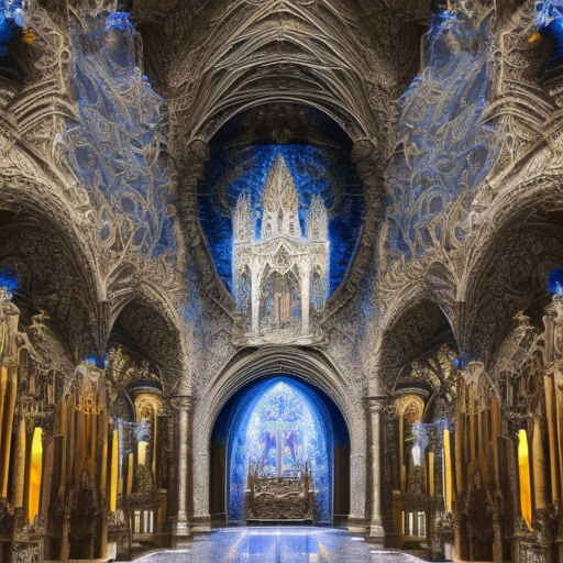 a beautiful 3 d painting of a sprawling intricate cathedral populated by mandelbrot fractals by android jones, carved soap, white color scheme, unreal engine, volumetric lighting, dynamic lighting, dramatic lighting, high contrast, depth of field, carved marble, opalescent, sacred geometry, religious, angelic, catholicpunk, stark, trending on artstation