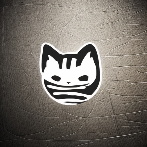Cyberpunk cat, Studio Ghibli, Logo, brand, logo