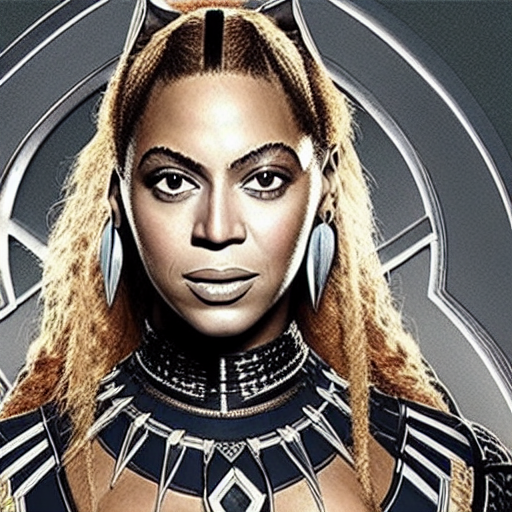 Beyoncé as black panther