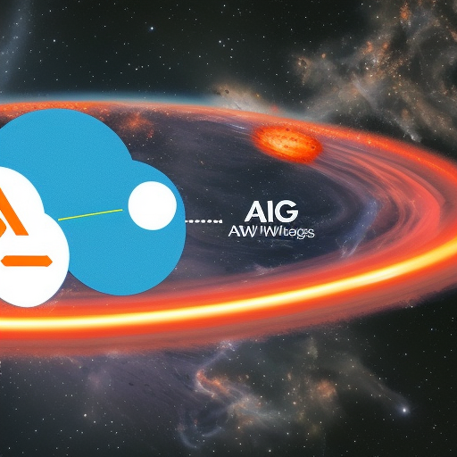 logos of aws gcp and azure in space fighting with lasers