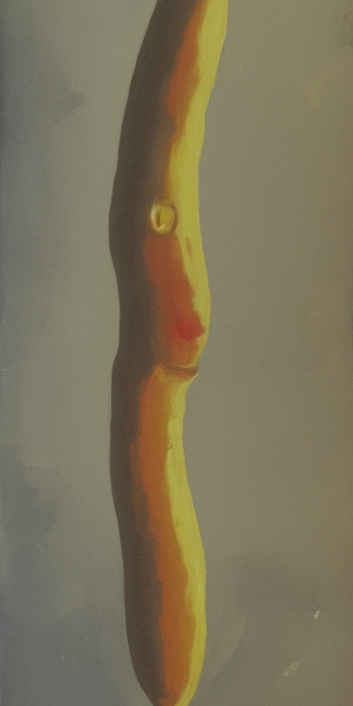 a painting of a phallus