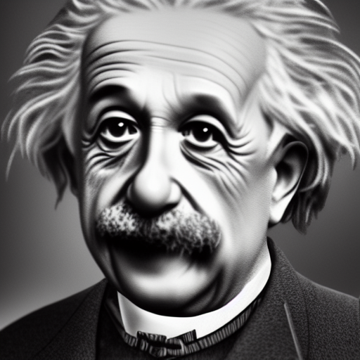 A photo of Albert Einstein using an iphone 12, highly detailed, trending on artstation, bokeh, 90mm, f/1.4