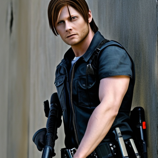 jensen ackles as Leon Kennedy live action
