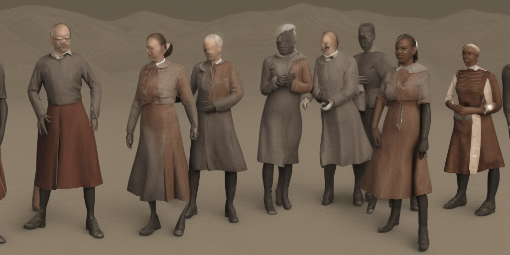 a 3d rendering of The Companions