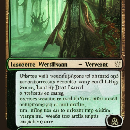 verdant wizard in decay land, no card