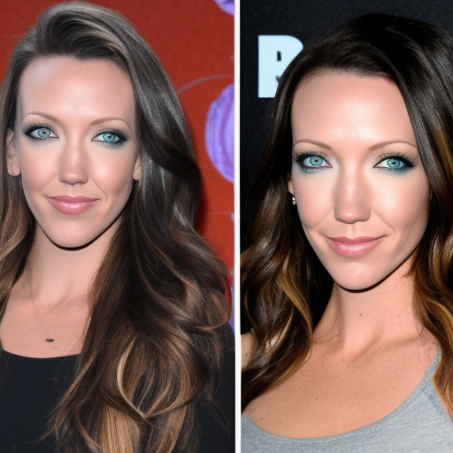 Dark Hair Katie Cassidy mixed with Troy Baker