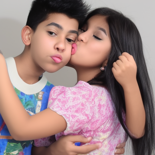 two preteens youtuber malay girl kissing at live stream 