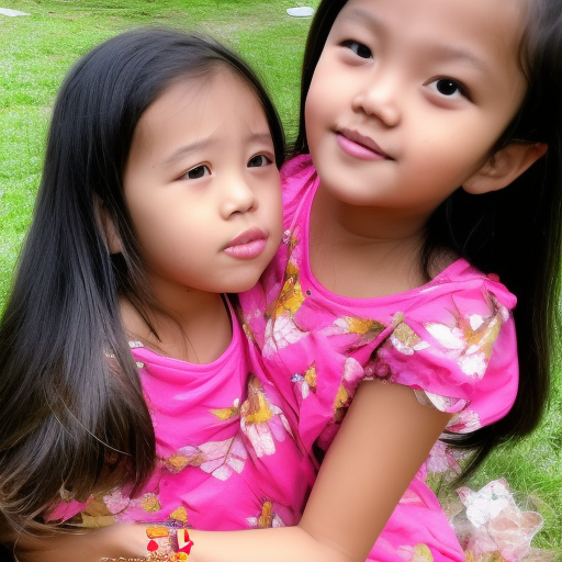 two niece malaysia girl kissing 