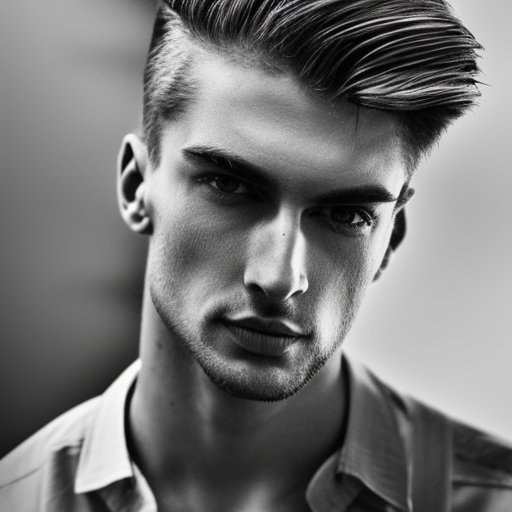 male model, caucasian, quality portrait, Profile, 4k, handsome man, colors, jawline, Intricate detail, sharp focus, sharp details, scifi fashion, aesthetics, neon, pretty face sharp, model photography, fine details, hyper realistic, visual clarity, elaborate, hyperrealism, seductive face, cinematic, expressive eyes, charming, breathtaking details, not white and black.
