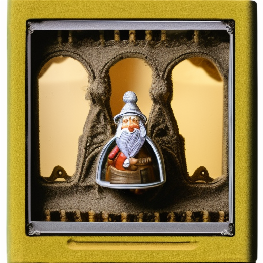 a glass dome containing a level 6 druid gnome, intricate mechanics, daguerreotype, detailed