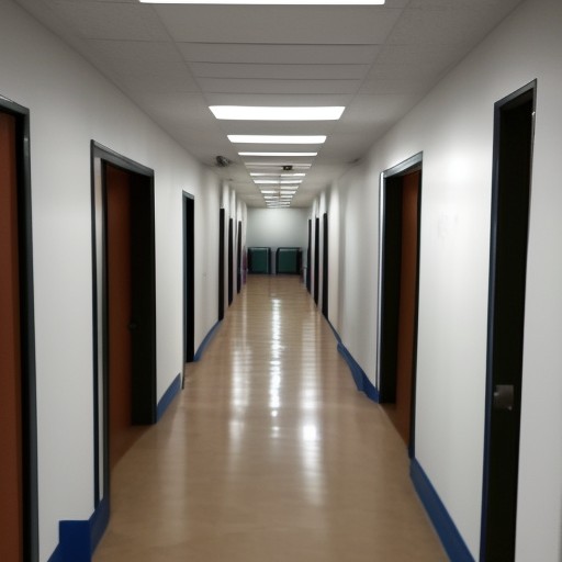 corridor out of classroom