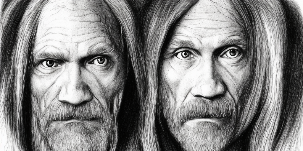 a drawing of being john malkovich
