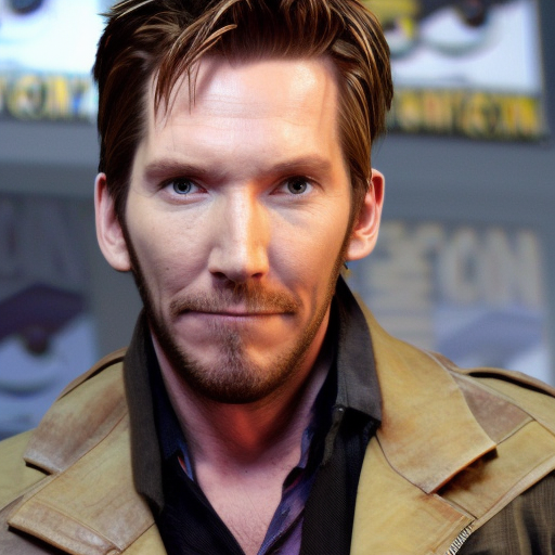 Troy Baker dressed as Dean Winchester