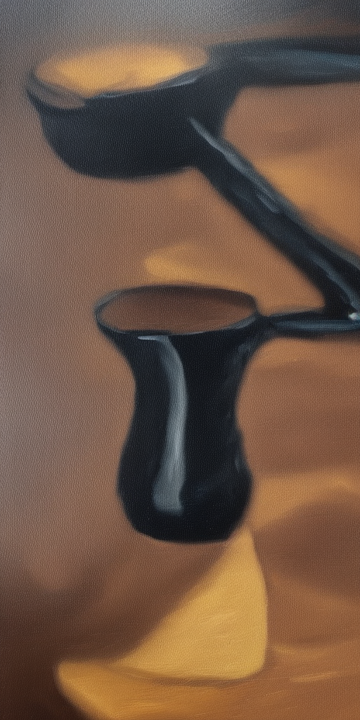 a oil painting of Black Gold