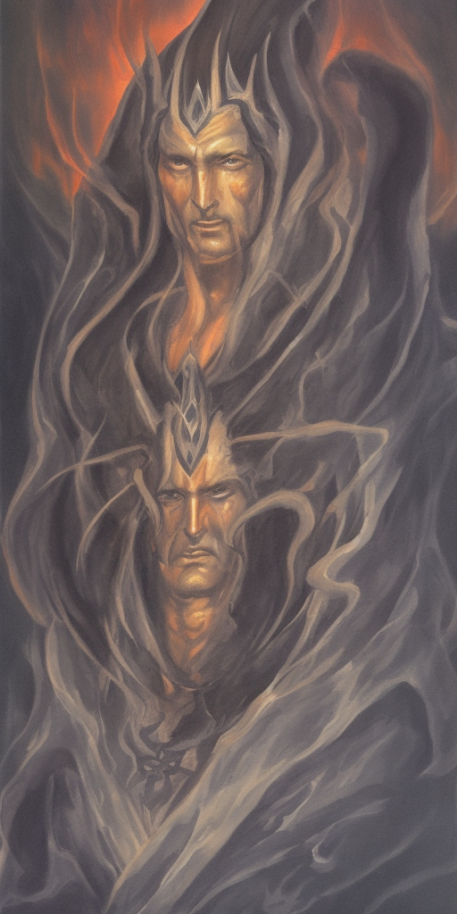a painting of Melkor