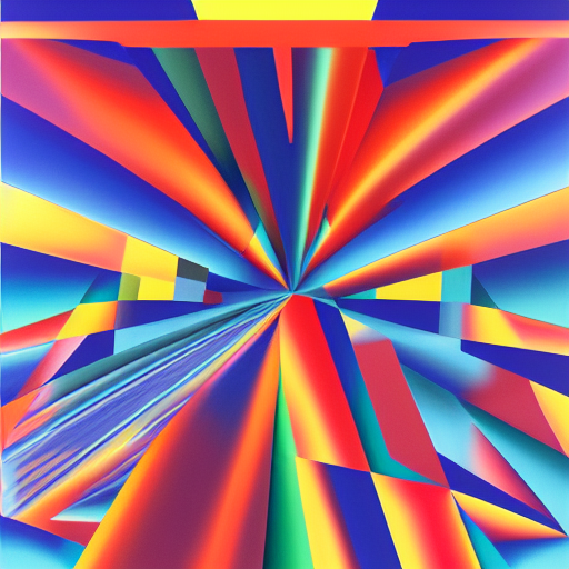 an airbrush painting by James Rosenquist behance geometric abstract art vorticism 4k detail futurism technicolor