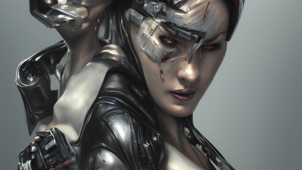 cyberpunk female assassin, highly detailed, 8 k, hdr, award - winning, trending on artstation, clayton crain