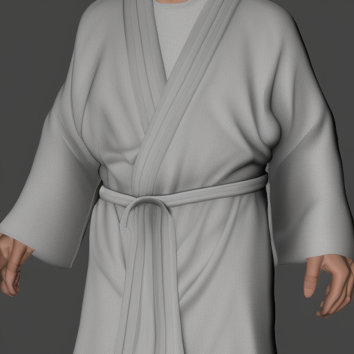 alien zen monk photorealistic robes