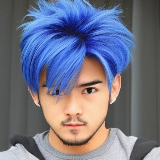 Son Goku blue hairs