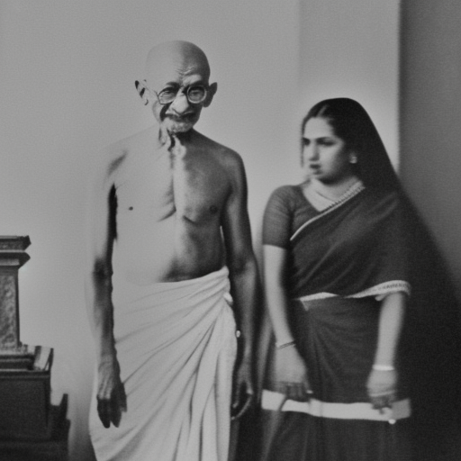 Mahatma gandhi making love with girls