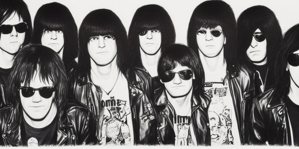 a drawing of Not Ramones