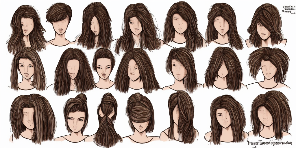 a drawing of Hairstyle problems and other superficialities