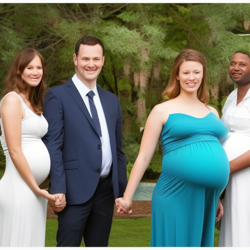 three pregnant women marrying one man