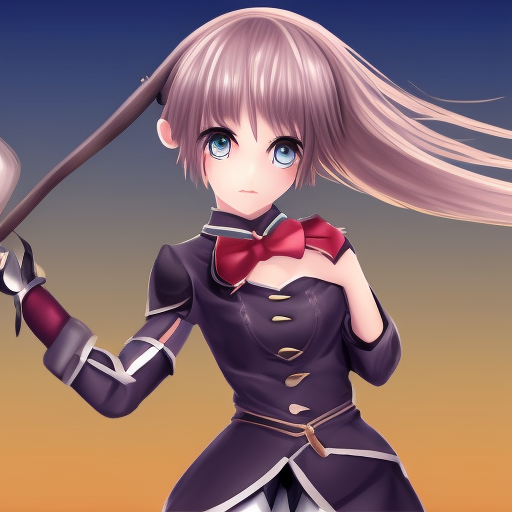 1girl, bow, Langrisser mobile(style), realistic