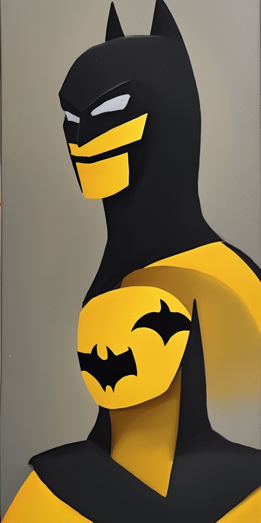 a oil painting of Queere Batman