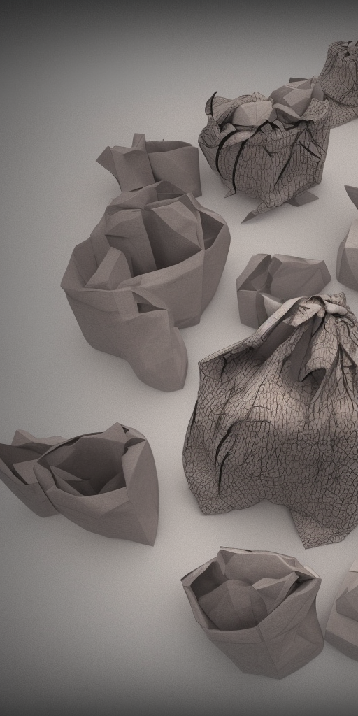 a 3d rendering of We are old sacks