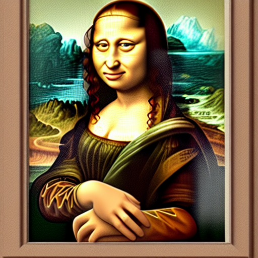 The Mona Lisa but homer simpson