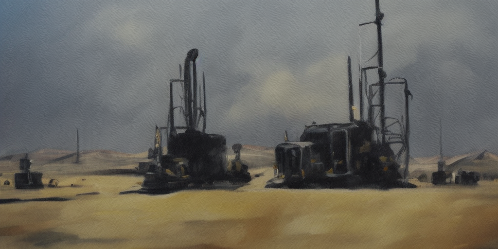 a painting of Black Gold