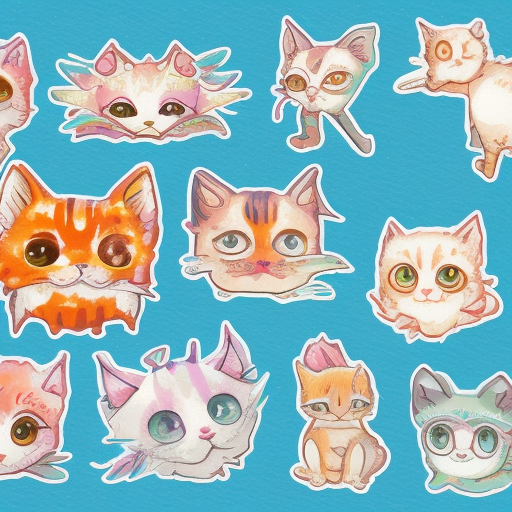 STICKER, A detailed illustration a print of vivid cute kitten head, fantasy flowers splash, vintage t-shirt design, in the style of Studio Ghibli, white and orange flora pastel tetradic colors, 3D vector art, cute and quirky, fantasy art, watercolor effect, bokeh, Adobe Illustrator, hand-drawn, digital painting, low-poly, soft lighting, bird's-eye view, isometric style, retro aesthetic, focused on the character, 4K resolution, photorealistic rendering, using Cinema 4D