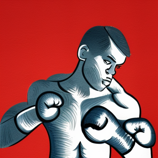 
boxer throwing a cross punch, full body, sideview, shodo, ink, Mariusz Szmerdt Art style, calligraphy