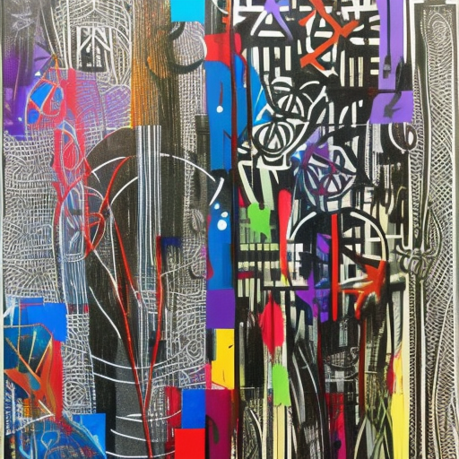  Abstract  art by Retna