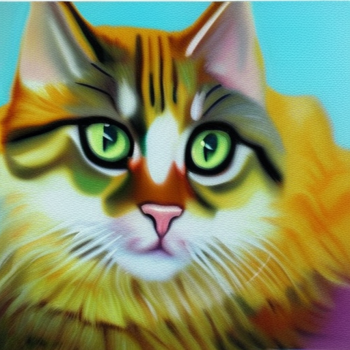 Cats 
Candy color
Oil painting 