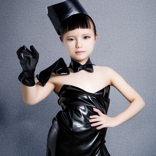 ultra-realistic portrait cinematic lighting 80mm lens, 8k, photography bokeh pretty girl wearing black shiny leather hotel maid uniform dress