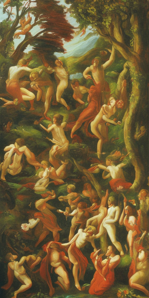 a painting of The Rite of Spring
