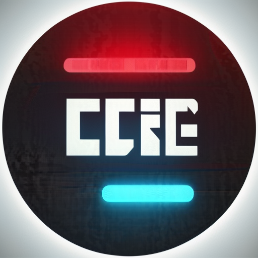 Circle logo art, futuristic, cyberpunk, gaming consoles, japanese,