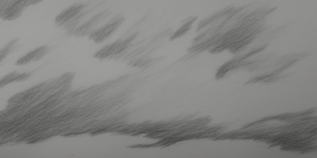 a drawing of the sky's gone out