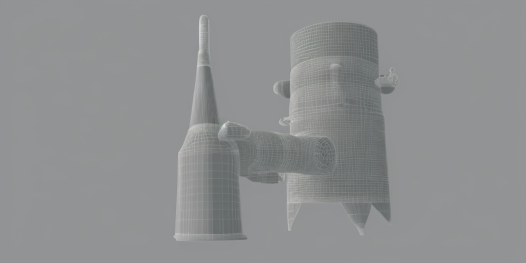 a 3d rendering of a Rocket Transformer
