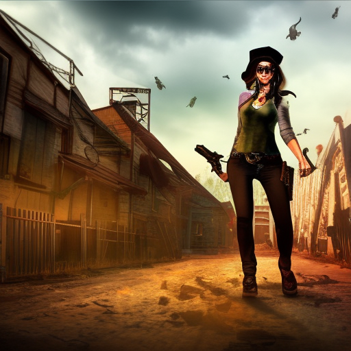 left for dead 2 game, young beautiful steampunk witch, glasses, 8k, photorealistic