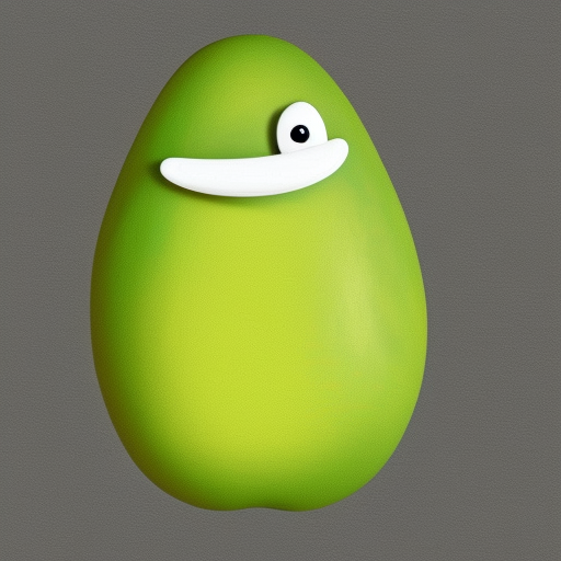 anthropomorphic avocado