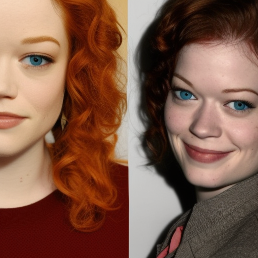 Jane Levy mixed with Troy Baker