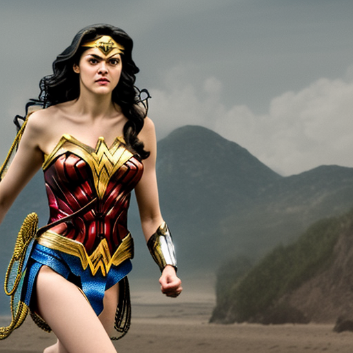 Alexandra Daddario as Wonder Woman highly detailed, 8K